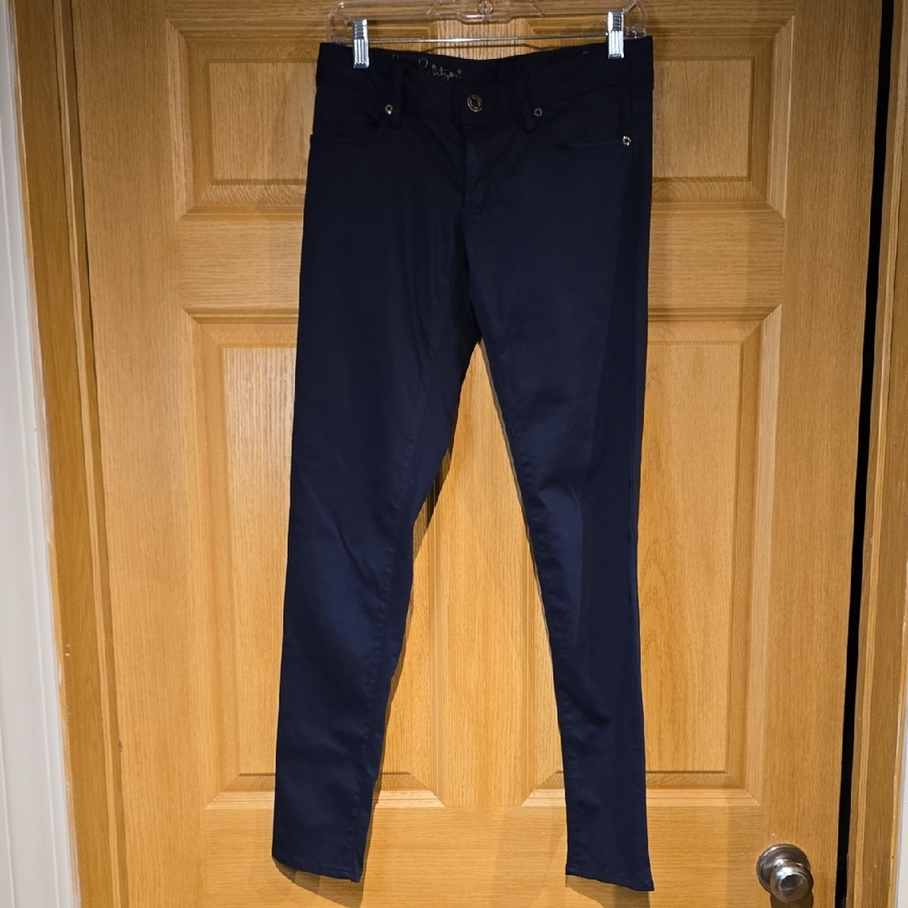 Lilly Pulitzer Navy Skinny Pants